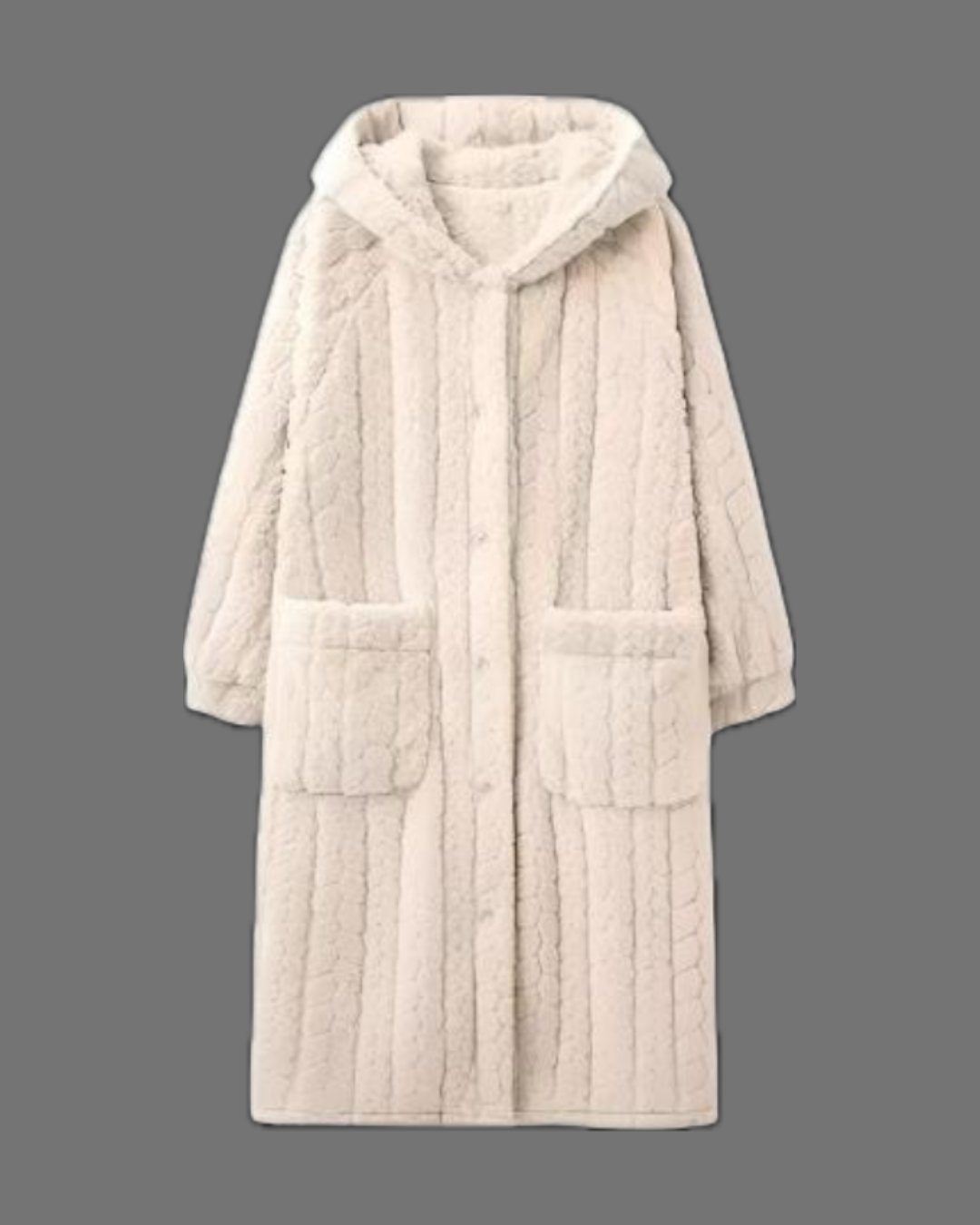 Snowfall Snuggle Robe with Hood　Pelucheux